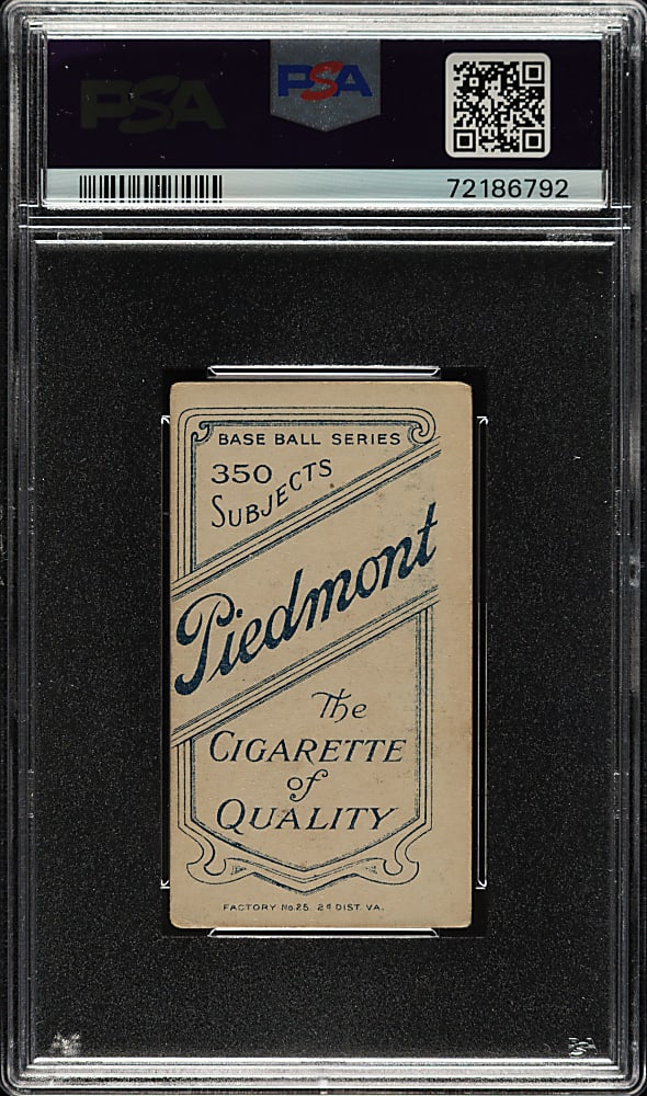 1909-1911 T206 White Border George Schirm PSA VG+ 3.5