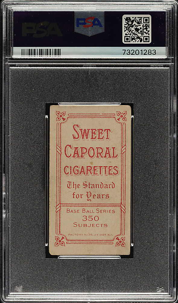 1909-1911 T206 White Border Vic Willis Portrait PSA VG 3