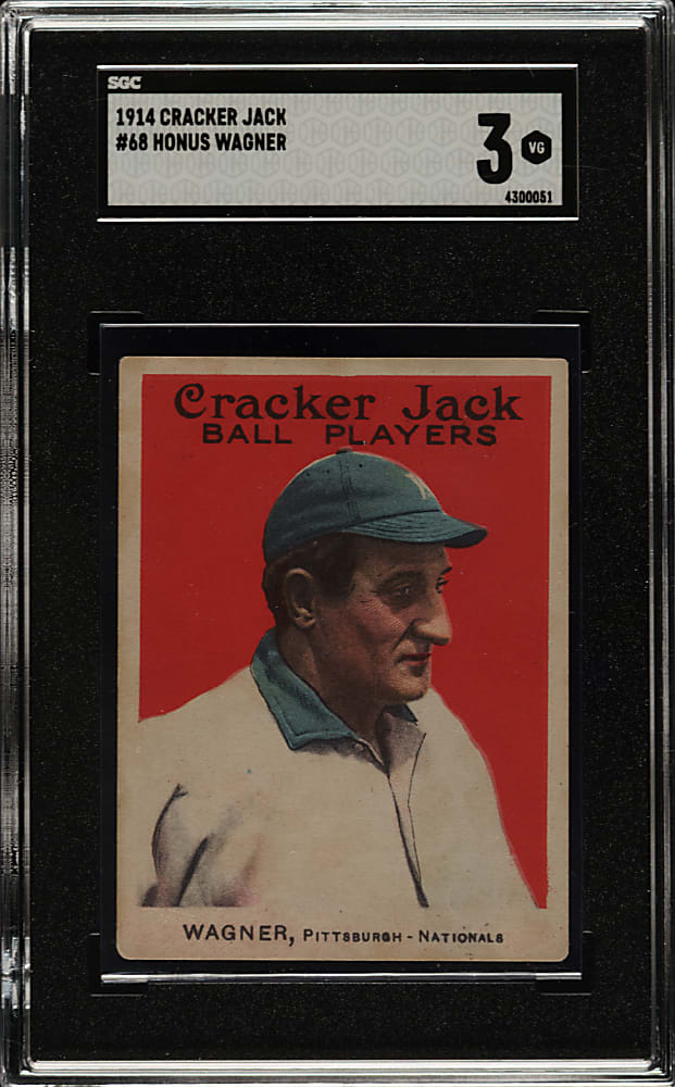 1914 E145 Cracker Jack #68 Honus Wagner SGC VG 3