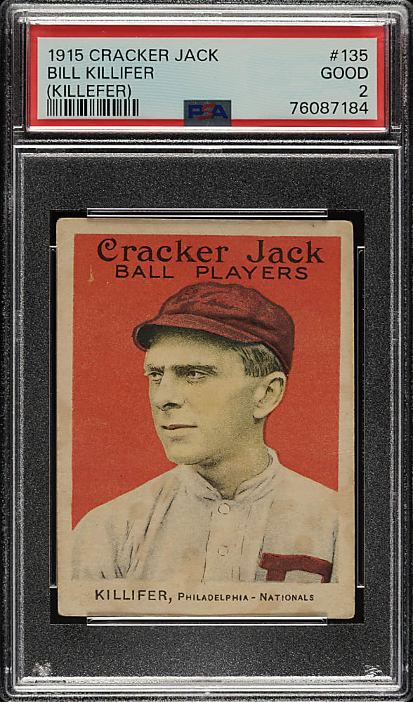 1915 E145 Cracker Jack #135 William Killifer PSA GOOD 2