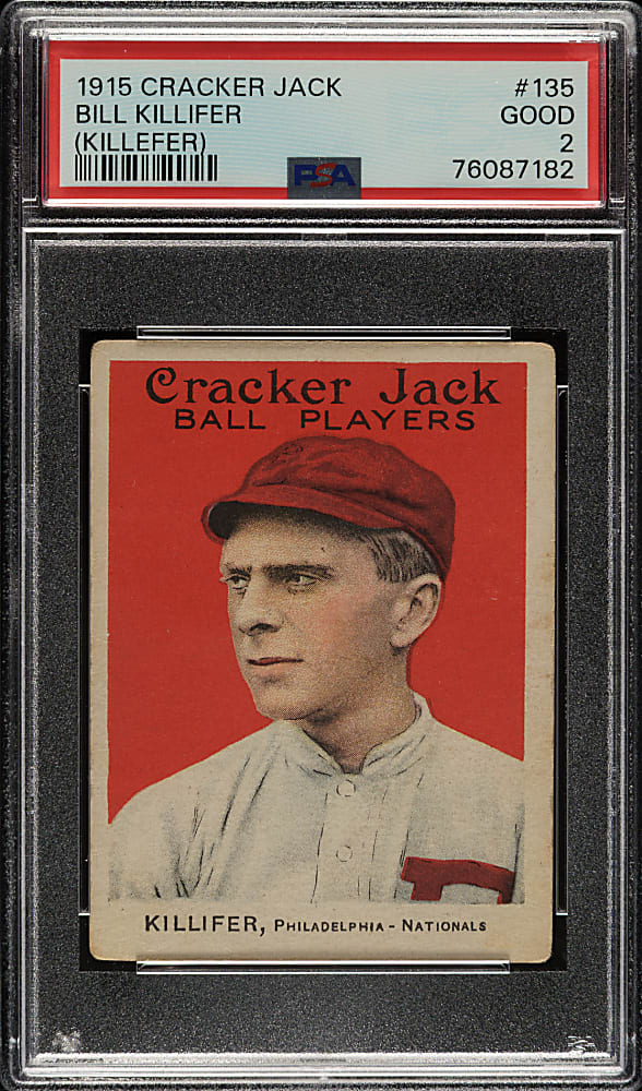 1915 E145 Cracker Jack #135 William Killifer PSA GOOD 2