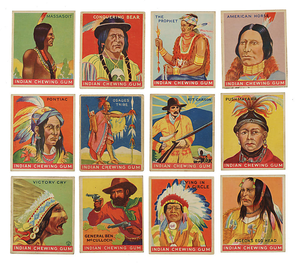 1933 R73 Goudey "Indian Gum" Collection (75)