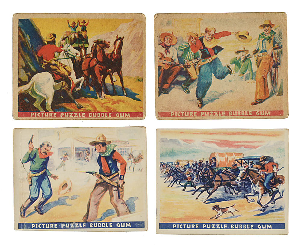 1937 R172 Gum, Inc. "Wild West" Complete Set Pair (2 Sets, 96 Cards)