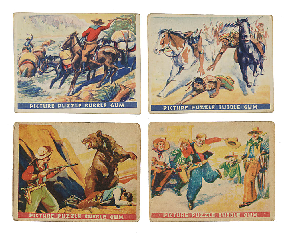 1937 R172 Gum, Inc. "Wild West" Complete Set Pair (2 Sets, 96 Cards)