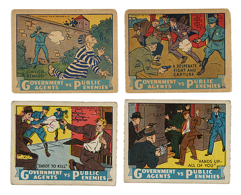 1936 R61 "Government Agents vs. Public Enemies" Complete Set (24)