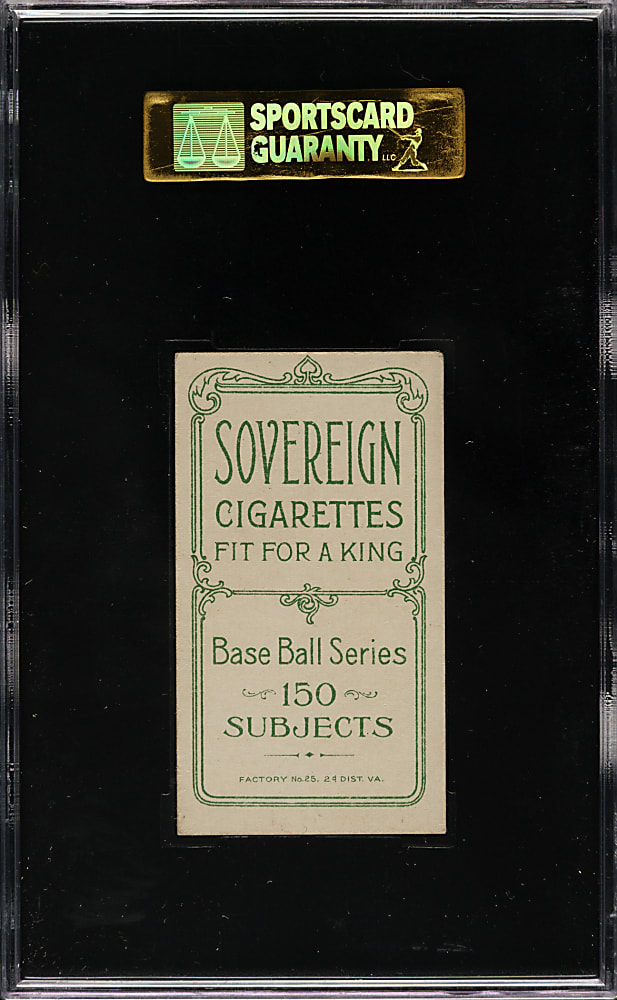 1909-1911 T206 White Border Sherry Magee Portrait SGC EX+ 70 - Sovereign 150 Back