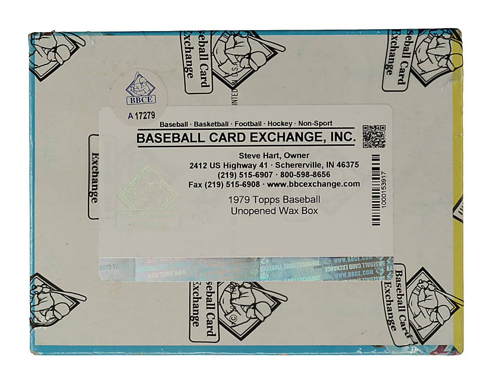 1979 Topps Unopened Wax Box (36 Packs) - BBCE