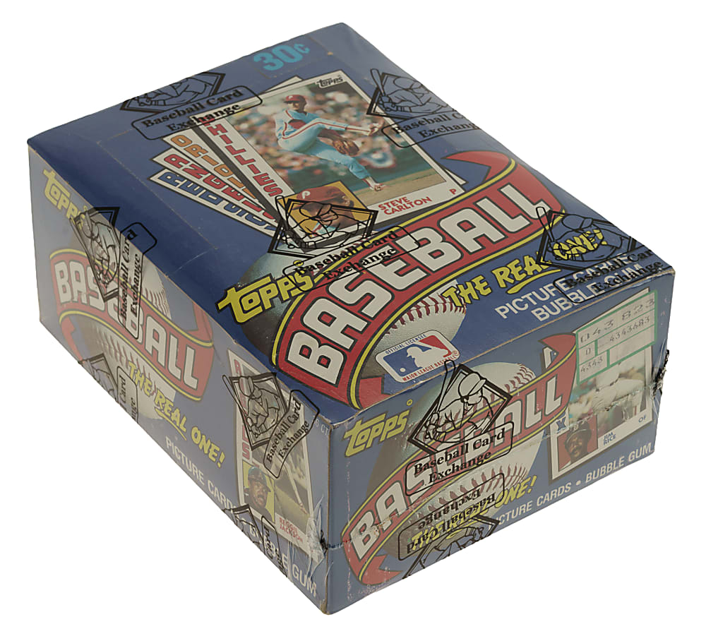 1984 Topps Unopened Wax Box (36 Packs) - BBCE