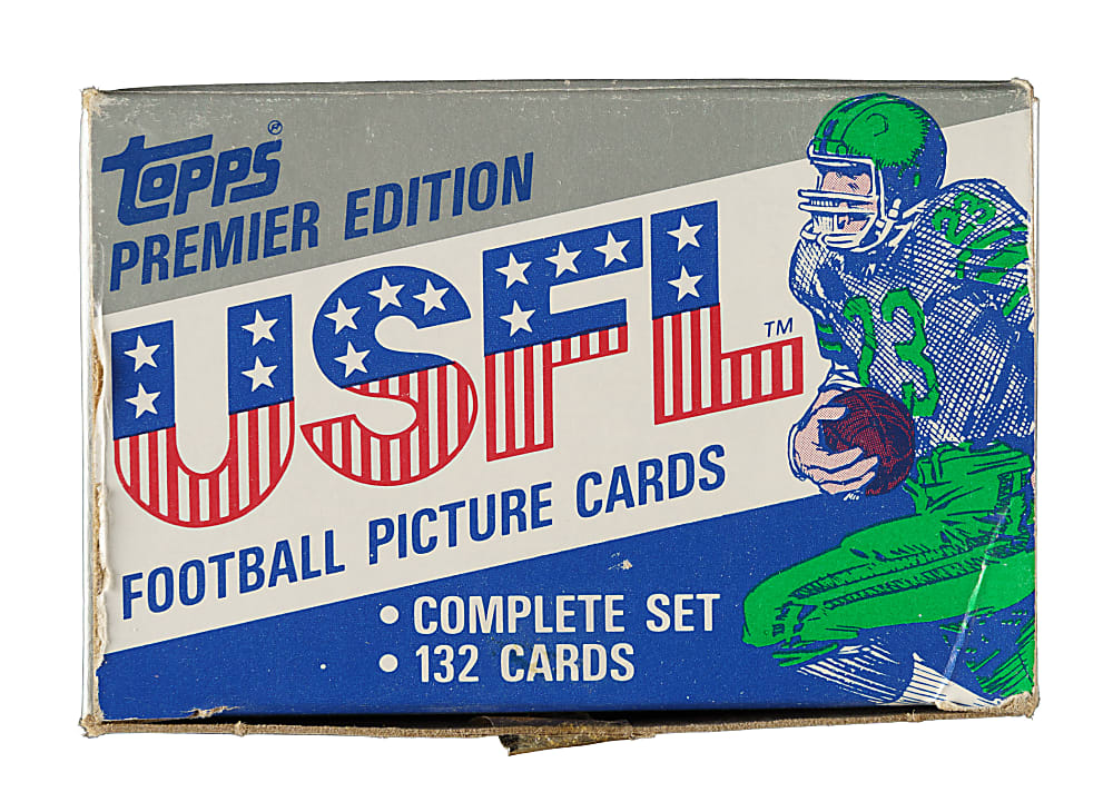 1984 Topps USFL Football Complete Set (132)