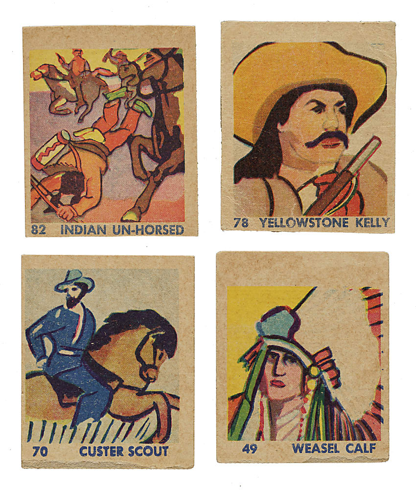 1930s R185 W.S. "Indian and Western" Complete Set Pair (2 Sets, 96 Cards)