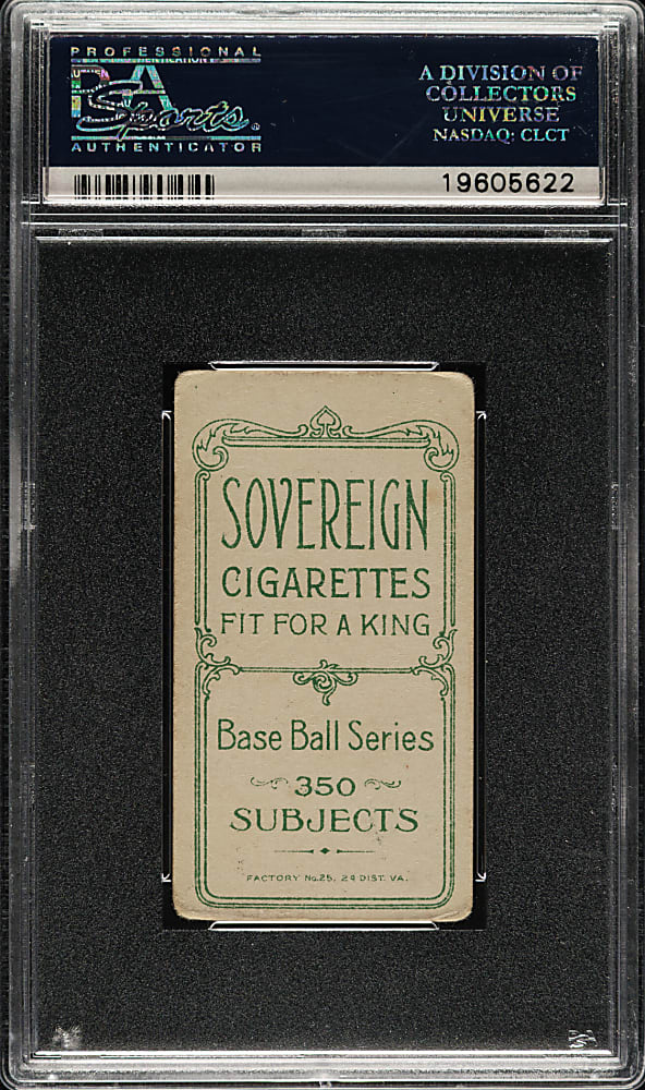 1909-1911 T206 White Border Fielder Jones Hands At Hips PSA VG 3 - Sovereign 350 Back - Name On Top and Bottom!