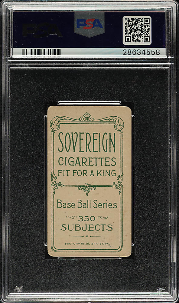 1909-1911 T206 White Border John Anderson PSA GOOD 2 - Sovereign 350 Back - Interesting Printing Anomaly - Double-Strike Name