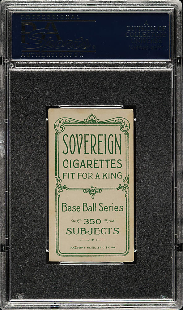 1909-1911 T206 White Border Rube Oldring Fielding PSA EX+ 5.5 - Sovereign 350 Back - 1 of 2 - Highest Graded!
