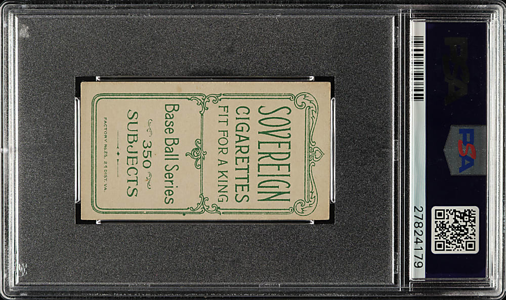 1909-1911 T206 White Border Danny Murphy Throwing PSA EX 5 - Sovereign 350 Back - 1 of 3 - Highest Graded!