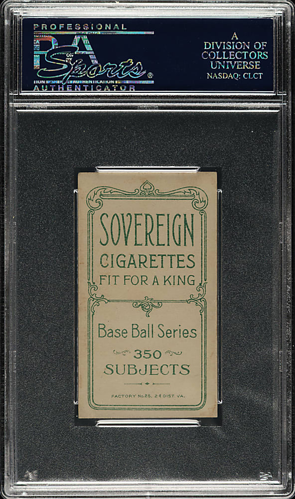 1909-1911 T206 White Border Dan McGann PSA EX 5 - Sovereign 350 Back - 1 of 2 - Highest Graded!