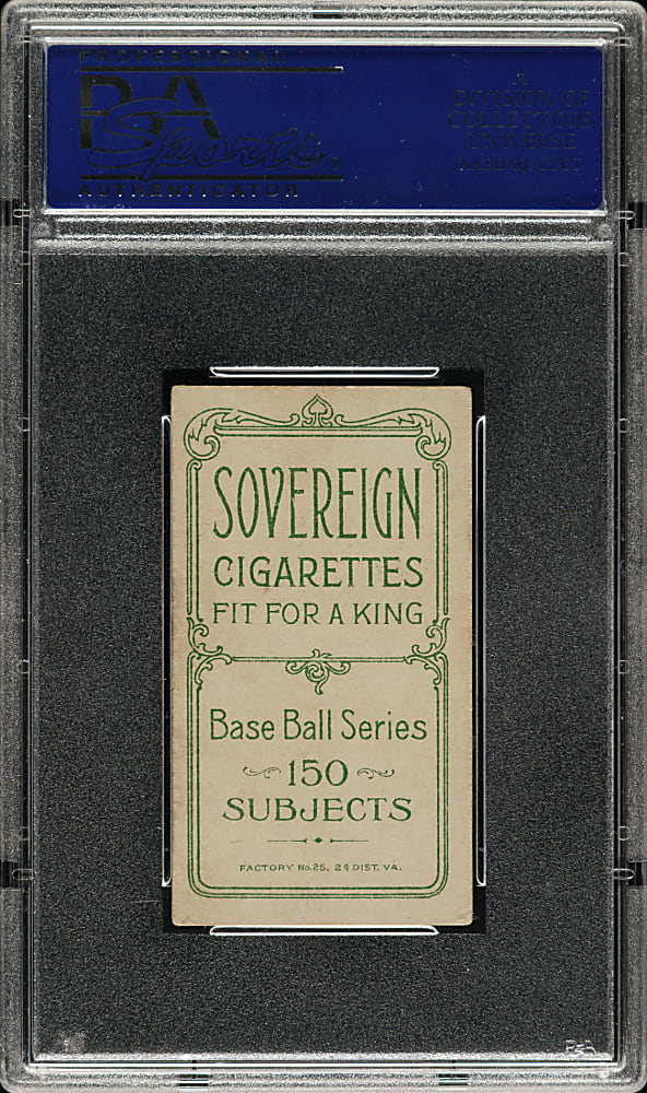 1909-1911 T206 White Border Wild Bill Donovan Portrait PSA EX 5 - Sovereign 150 Back - Highest Graded!