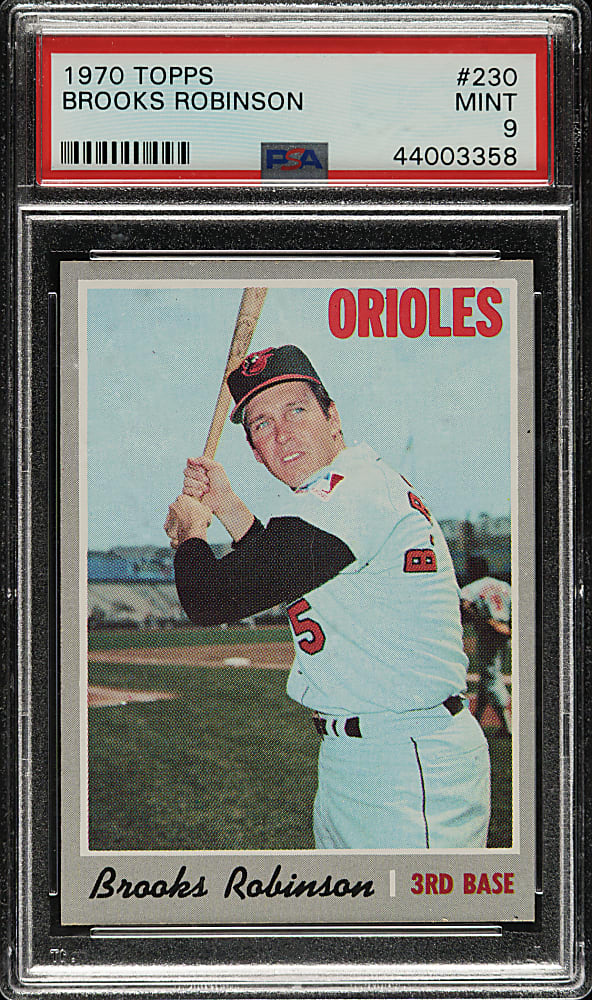 1970 Topps #230 Brooks Robinson PSA MINT 9
