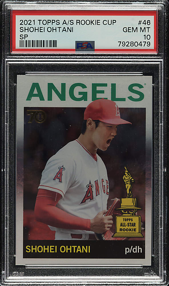 2021 Topps All-Star Rookie Cup #46 Shohei Ohtani SP PSA GEM MINT 10