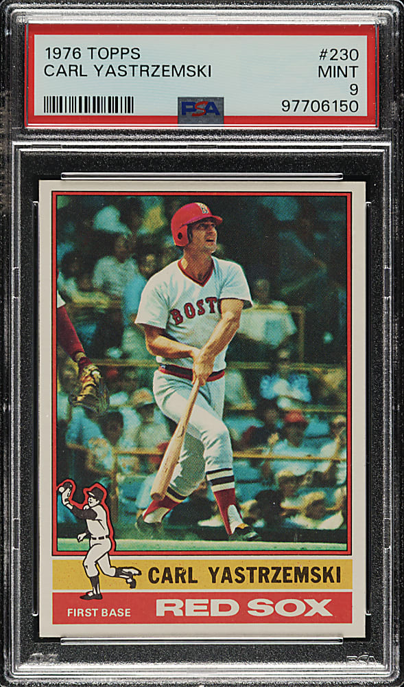 1976 Topps #230 Carl Yastrzemski PSA MINT 9