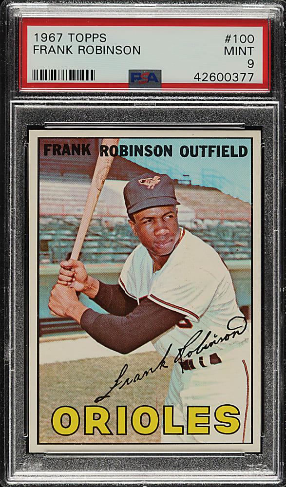 1967 Topps #100 Frank Robinson PSA MINT 9
