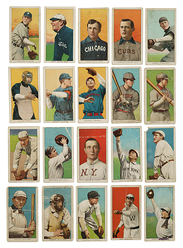 1909-1911 T206 White Border Collection (20)