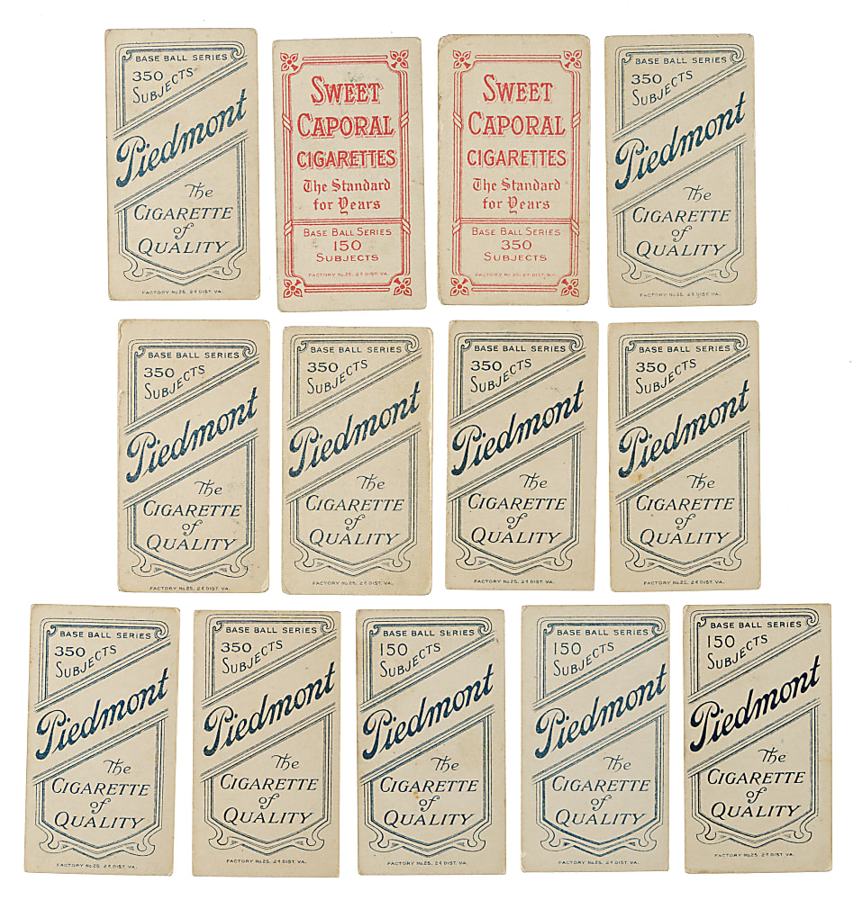 1909-1911 T206 White Border Philadelphia Athletics Collection (13)