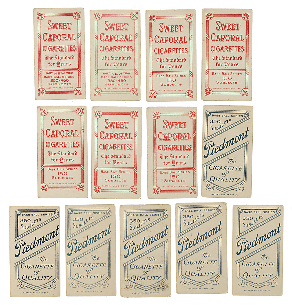 1909-1911 T206 White Border Cleveland Naps Collection (13)