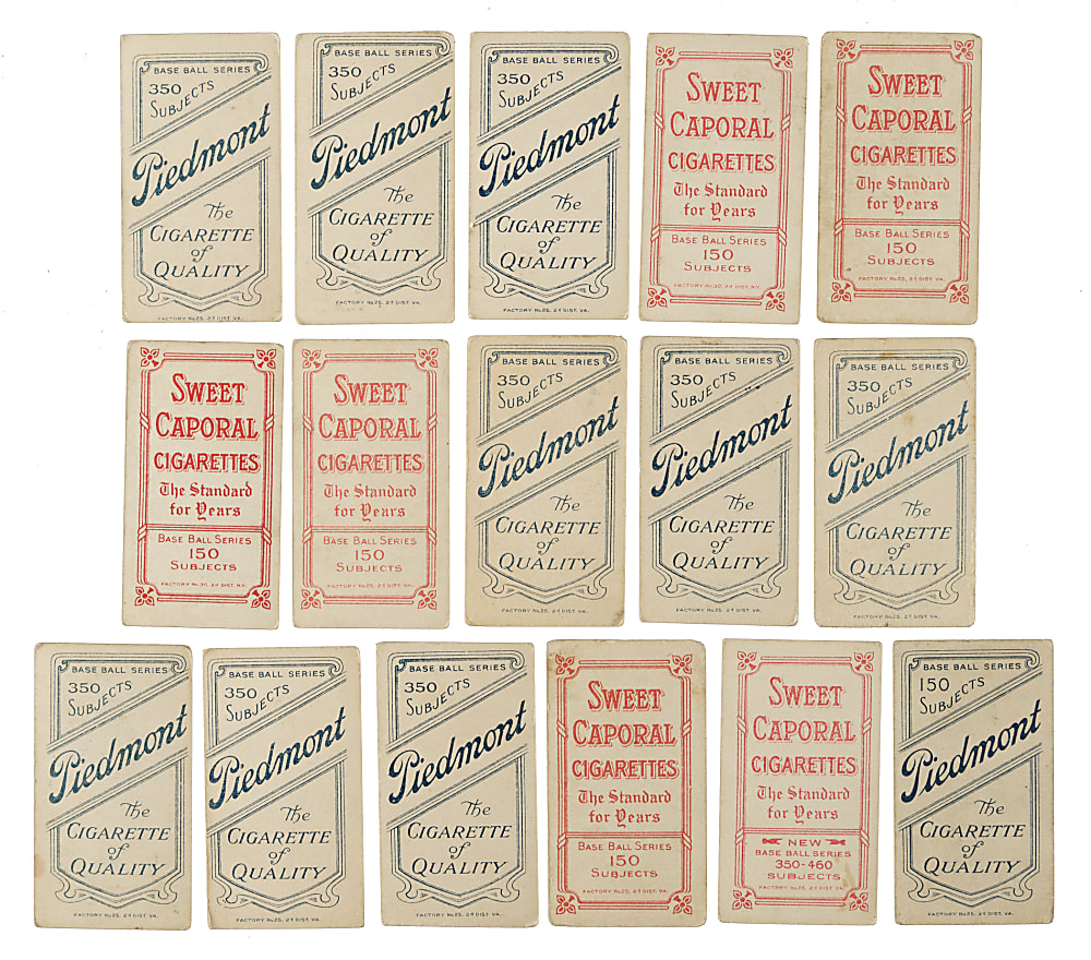 1909-1911 T206 White Border Boston Doves and Red Sox Collection (16)
