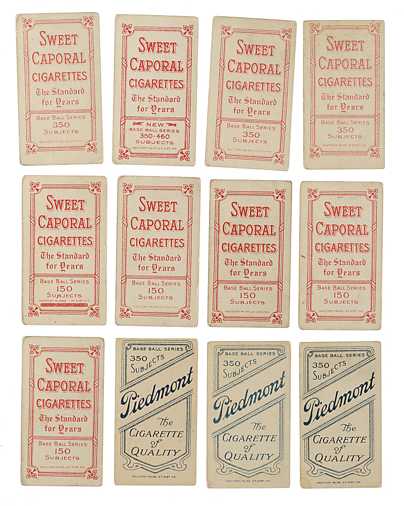 1909-1911 T206 White Border Brooklyn Superbas Collection (12)