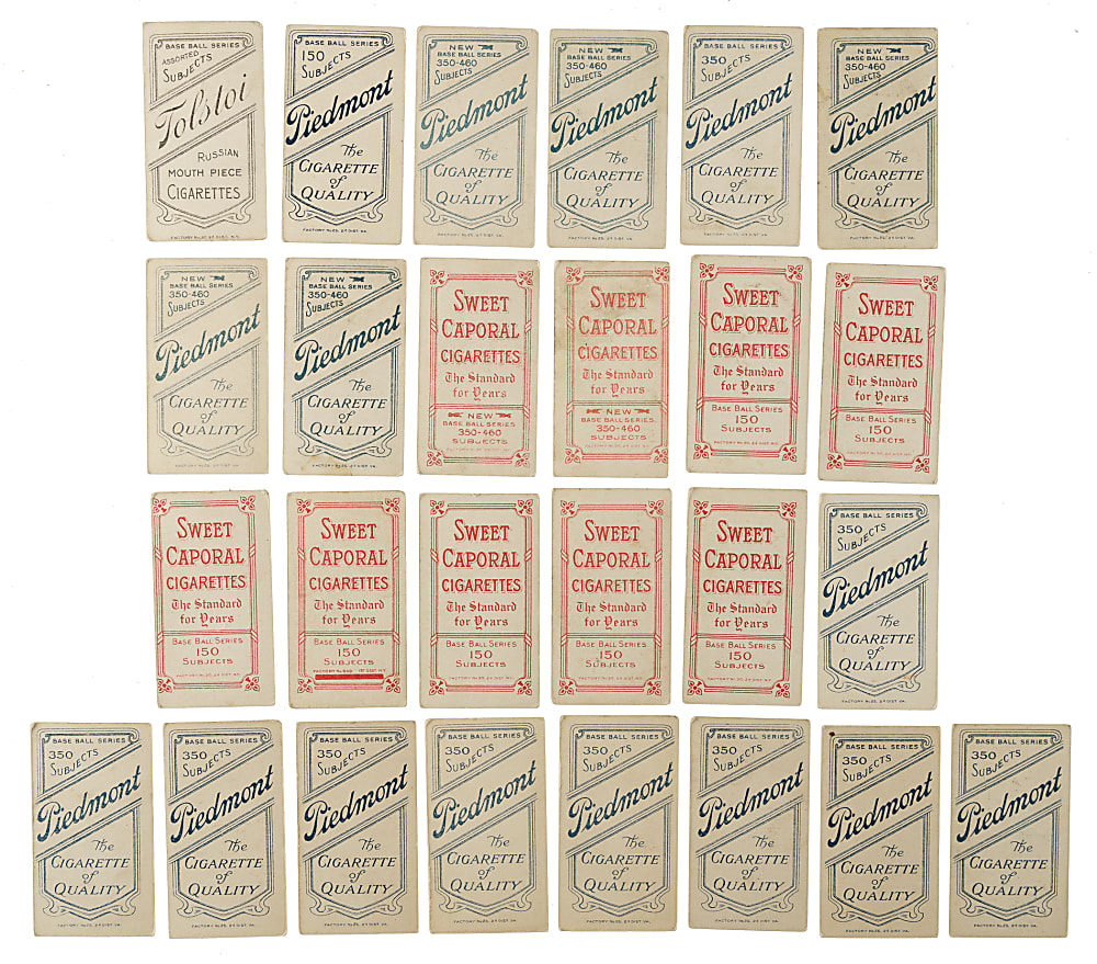 1909-1911 T206 White Border New York Giants Collection (26) Including Merkle Name on Top and Bottom