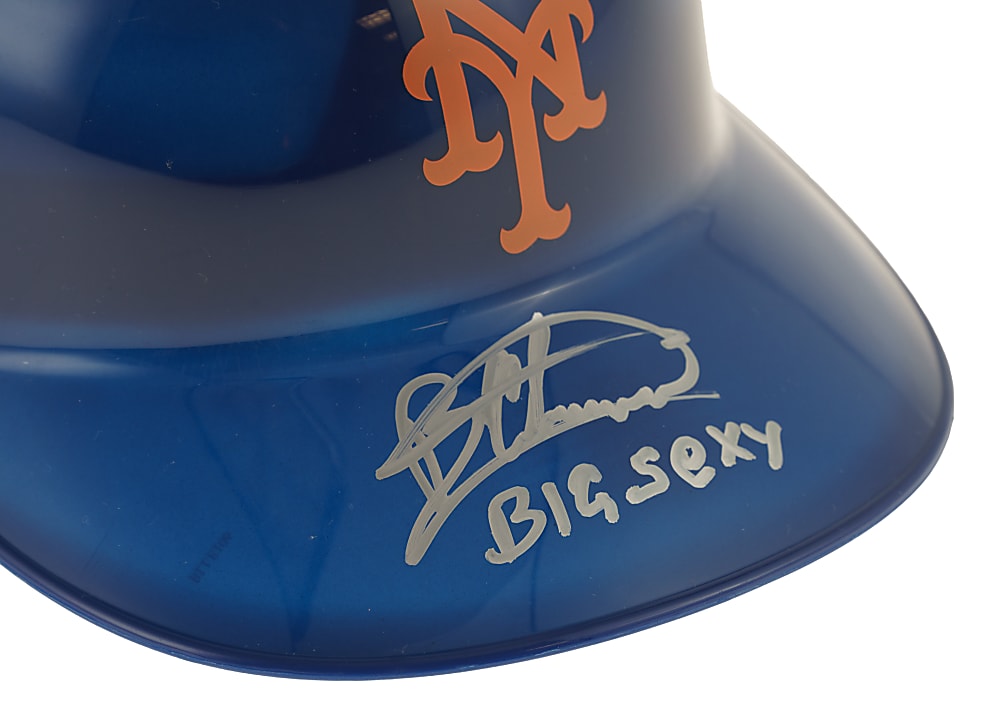 Bartolo Colon Signed New York Mets Batting Helmet with "Big Sexy" Inscription - PSA/DNA