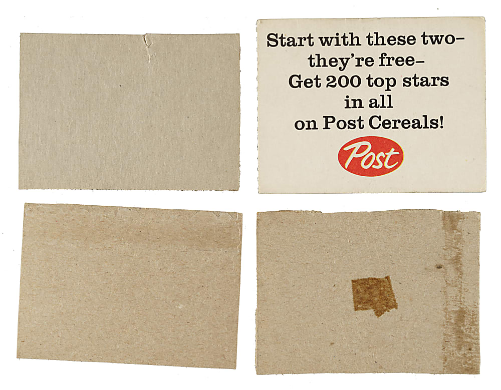 1961 to 1963 Post Cereal Collection (26) Including Mickey Mantle, Whitey Ford and Roger Maris