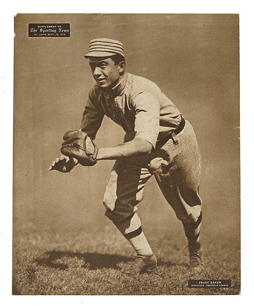 1909-1913 M101-2 Sporting News Supplement Frank Baker