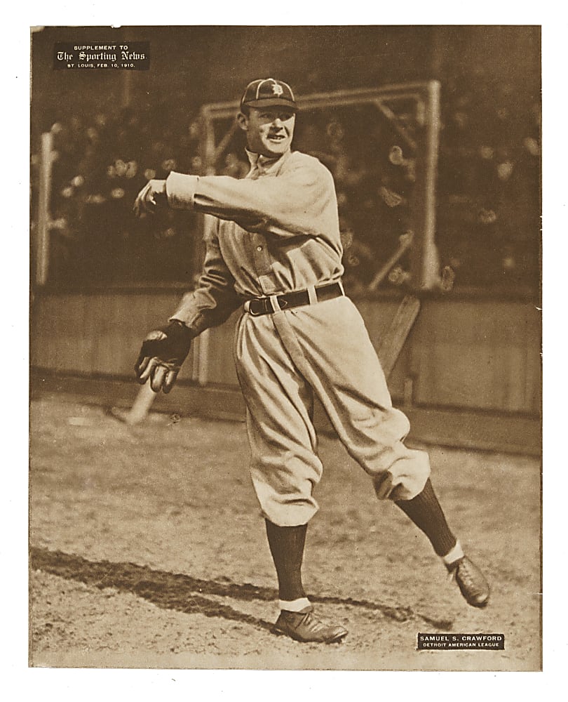 1909-1913 M101-2 Sporting News Supplements Sam Crawford