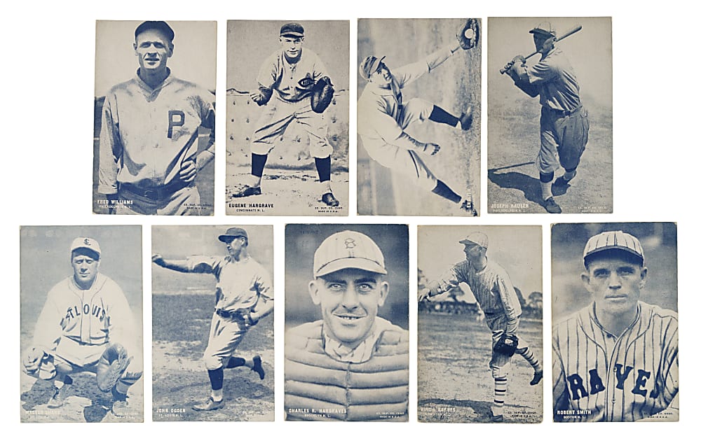 1928 Exhibits Collection (13) Including Joseph Sewell, David Bancroft, and Max Carey