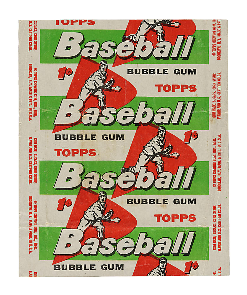 1958 Topps One-Cent Wrapper