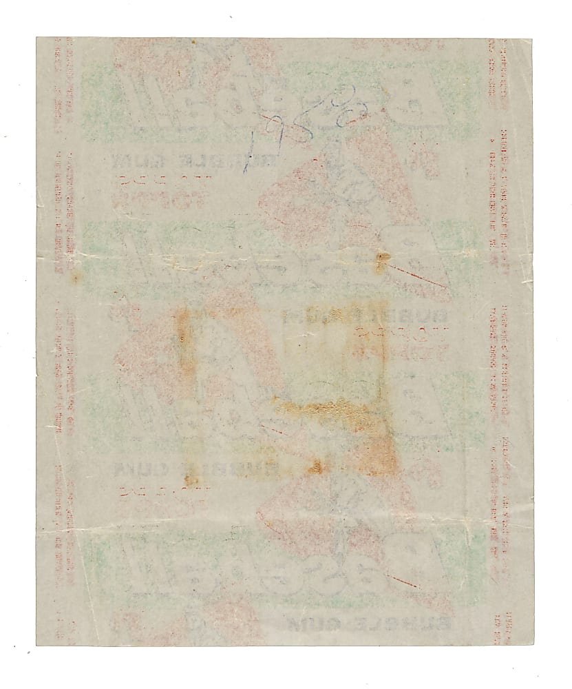 1958 Topps One-Cent Wrapper