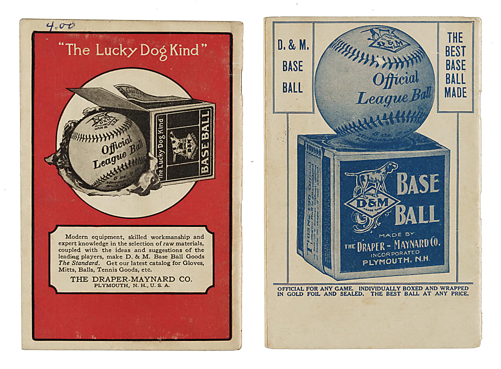 1917 and 1925 Drayper & Manyard Official Rule Book Pair