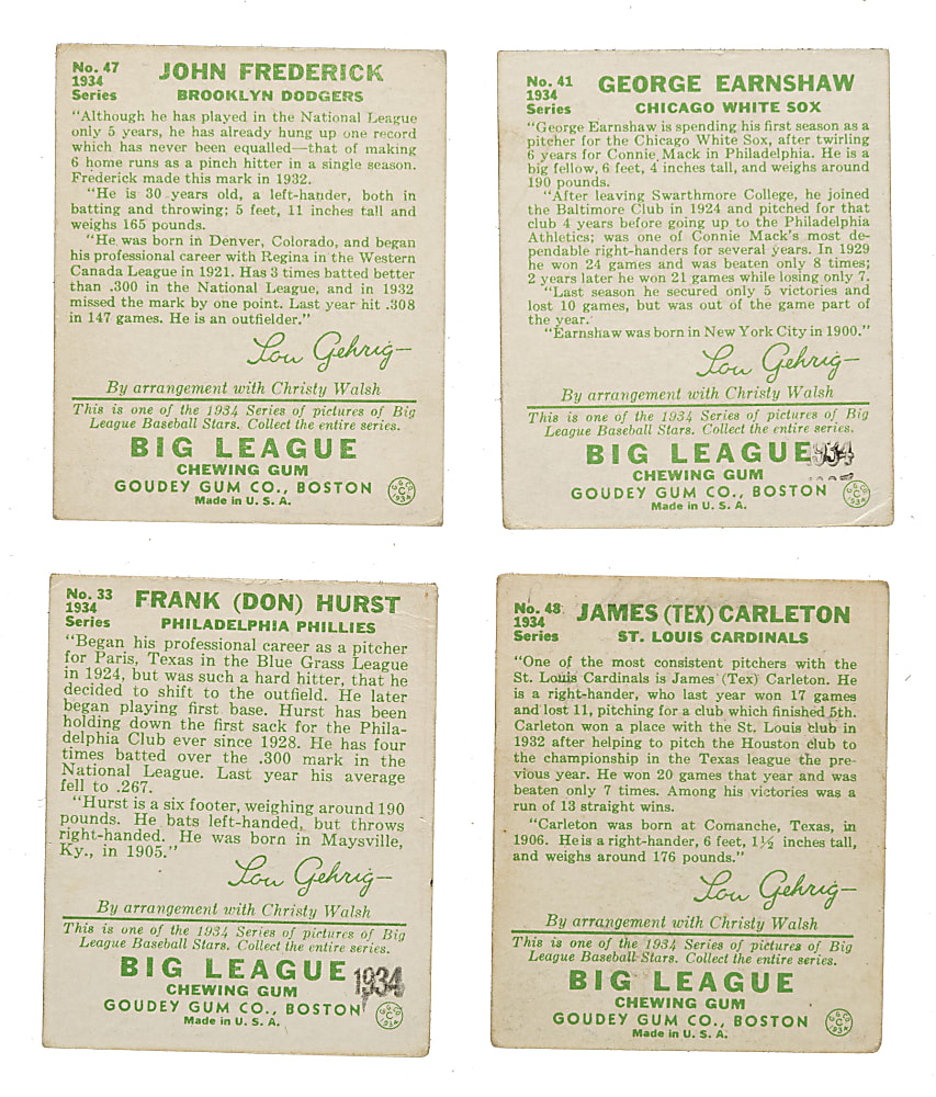 1934 R320 Goudey Collection (11)