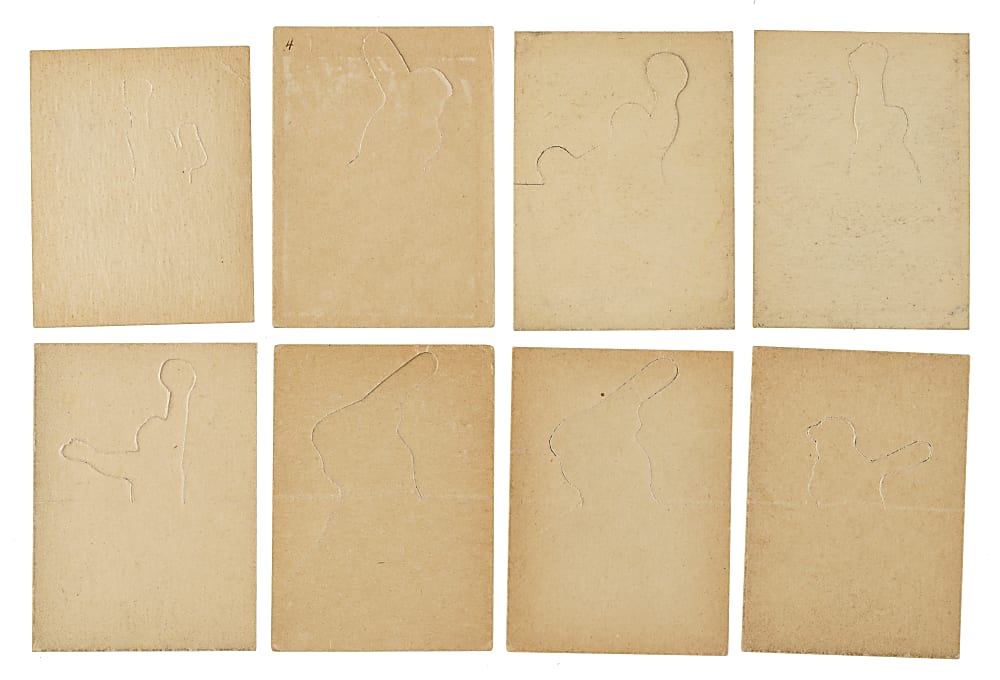 1934-1936 R318 Batter-Up Collection (8) Including Durocher, Terry, Ferrell, and Averill