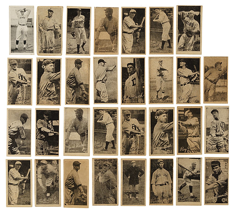 1923 W572 Collection (35) Including Eddie Collins, George Kelly, and Eddie Roush