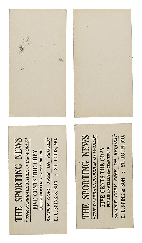 1916 M101-4 and M101-5 Sporting News Collection (11)