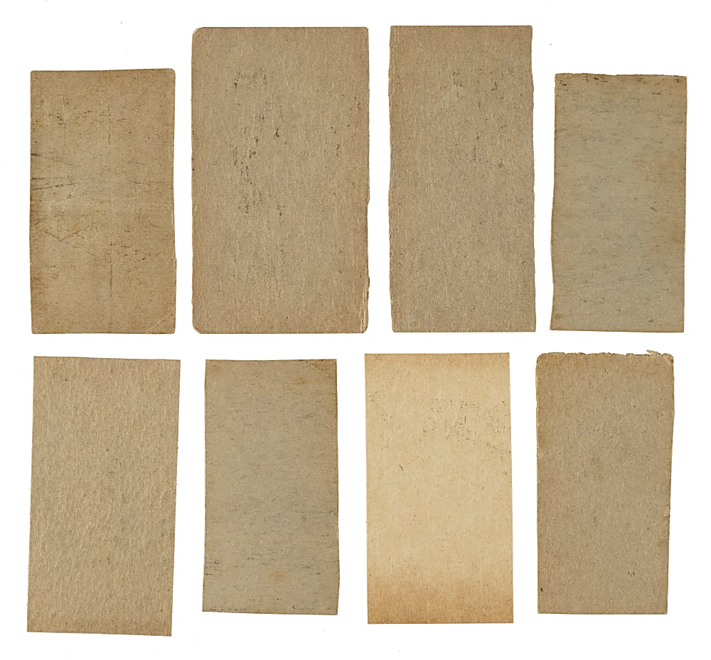 1925-1931 W590 Collection (8) Including Tris Speaker and Eppa Rixey