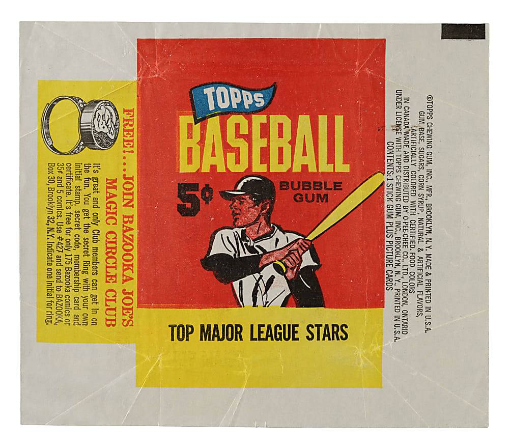 1965 Topps Five-Cent Wrapper