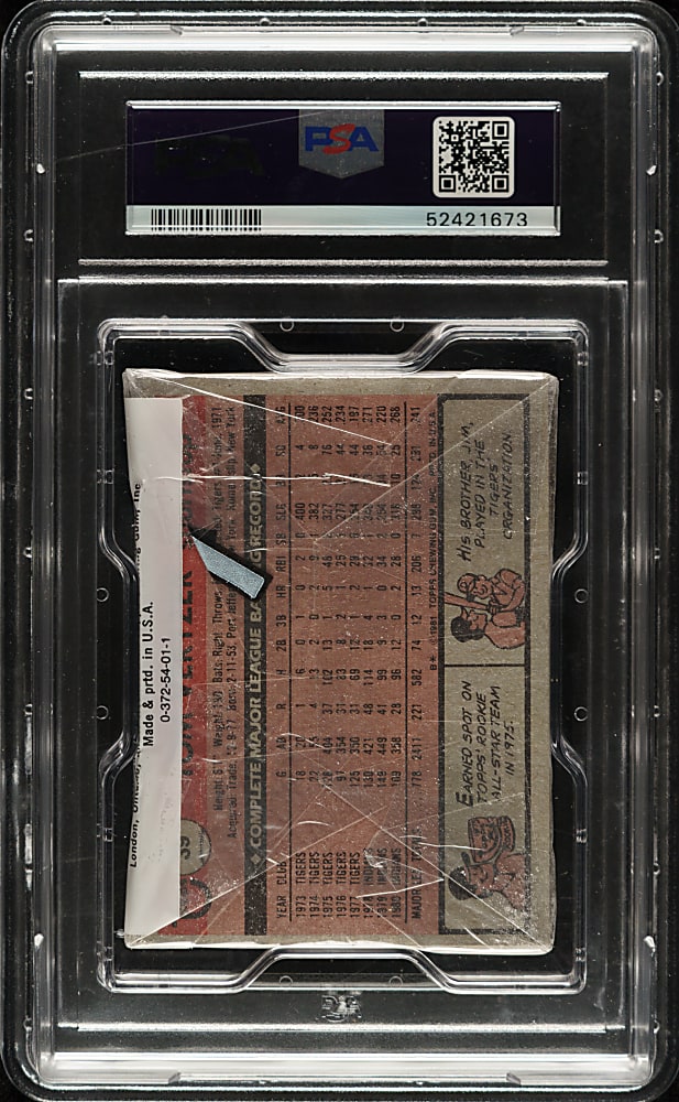 1981 Topps Unopened Cello Pack PSA MINT 9 - Nolan Ryan on Top