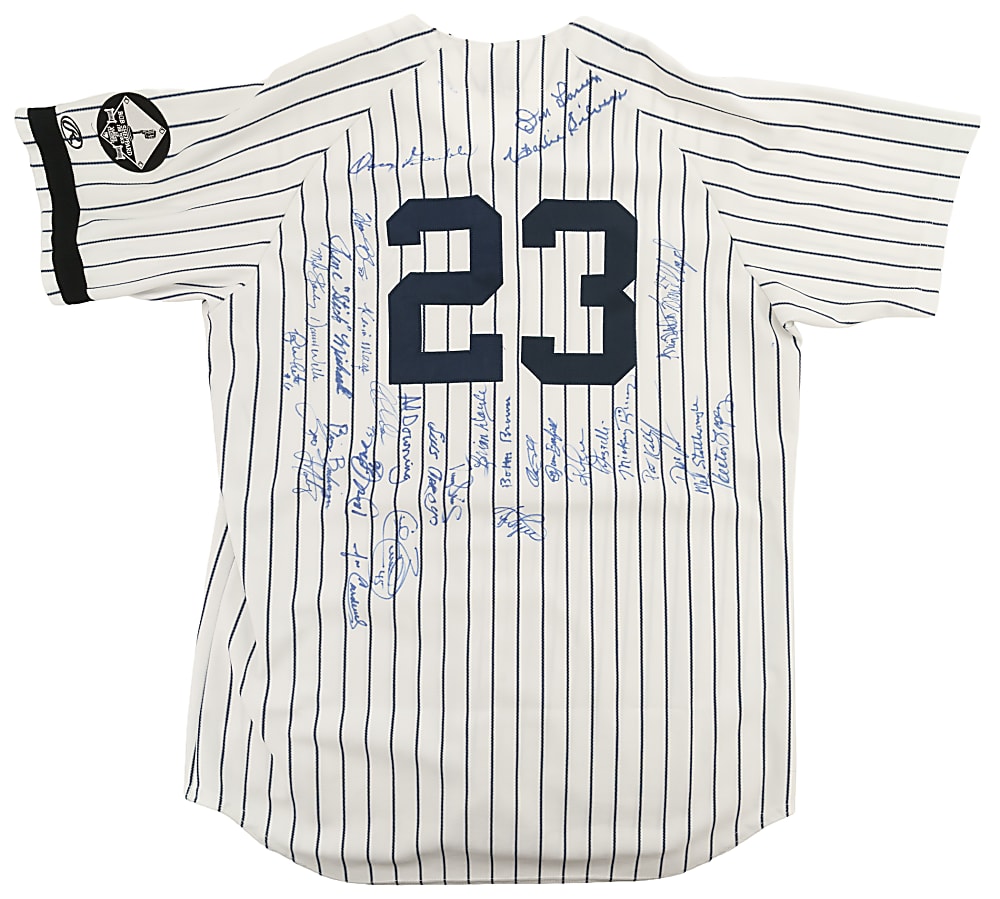2010 New York Yankees Multi-Signed Reunion Jersey