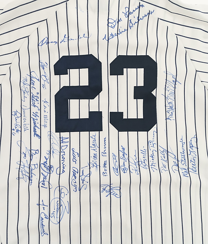 2010 New York Yankees Multi-Signed Reunion Jersey