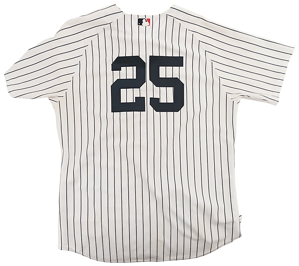 2009 New York Yankees World Series Grand Slam Multi-Signed Jersey with Multiple Inscriptions Including Yogi Berra