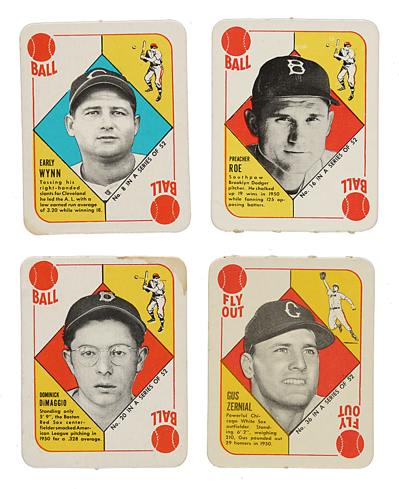 1951 Topps Red Backs Partial Set (35/52) Plus 32 Duplicates and Wrapper