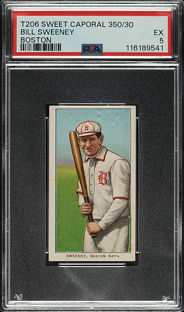 1909-1911 T206 White Border Bill Sweeney PSA EX 5